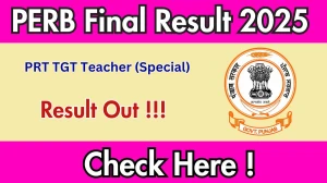 Punjab PRT, TGT Teacher (Special) Final Result 2025 OUT (Direct Link) - Download Scorecard @educationrecruitmentboard.com