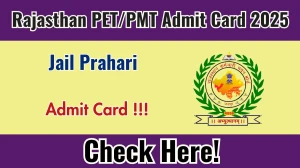 Rajasthan Jail Prahari PET/PMT Admit Card 2025 - Download Here Rajasthan Jail Prahari PET/PMT Admit Card 2025 - Download Here