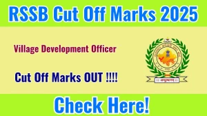 Rajasthan VDO Cut Off Marks 2025 OUT: Download PDF, Category Wise Marks and More