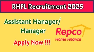 RHFL Recruitment 2025 - Apply Offline for Assistant Manager/ Manager Posts