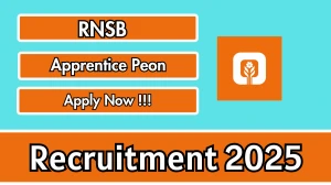 RNSB Apprentice Recruitment 2025 – Apply Online