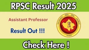 RPSC Assistant Professor Result 2025 OUT (Direct Link) - Download Scorecard @rpsc.rajasthan.gov.in RPSC Assistant Professor Result 2025 OUT (Direct Link) - Download Scorecard @rpsc.rajasthan.gov.in