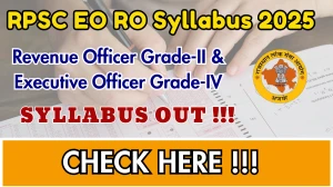 RPSC RO EO Syllabus 2025 - Download PDF & Exam Pattern RPSC RO EO Syllabus 2025 - Download PDF & Exam Pattern