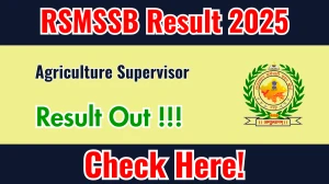 RSMSSB Agriculture Supervisor Final Result 2025 OUT (Direct Link) - Download Scorecard @rsmssb.rajasthan.gov.in RSMSSB Agriculture Supervisor Final Result 2025 OUT (Direct Link) - Download Scorecard @rsmssb.rajasthan.gov.in