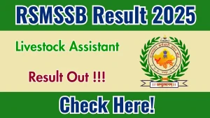 RSMSSB LSA Final Result 2025 Out (Direct Link) - Download Scorecard @rsmssb.rajasthan.gov.in