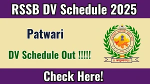 RSSB Patwari DV Schedule 2025 OUT @ rssb.rajasthan.gov.in - Check Dates, Required Documents and More RSSB Patwari DV Schedule 2025 OUT @ rssb.rajasthan.gov.in - Check Dates, Required Documents and More
