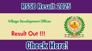 RSSB VDO Result 2025 - Download Scorecard @rssb.rajasthan.gov.in