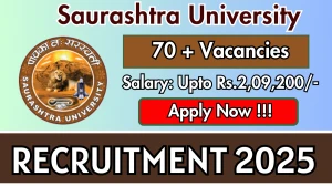 Saurashtra University Non Teaching Recruitment 2026 – Apply Online for 71 Posts