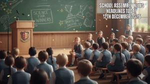 School Assembly News Headlines Today 12th December 2025: Top National, World, Sp...