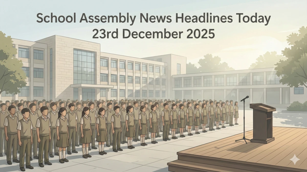 School Assembly News Headlines Today 23rd December 2025: Top National, World, Sports, and Business News