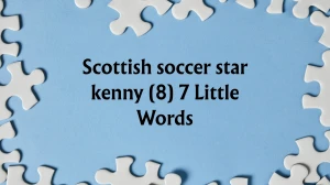 Scottish soccer star kenny 7 Little Words 8 letters Answer