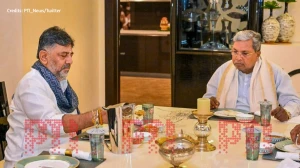 Siddaramaiah, Shivakumar Share Breakfast to Show Political Unity