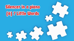Silencer in a piano 7 Little Words 6 letters Answer