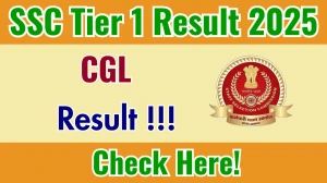 SSC CGL Tier 1 Result 2025 - Download Scorecard @ssc.gov.in