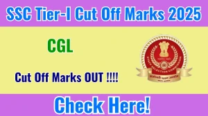 SSC CGL Tier-I Cut Off Marks 2025 OUT: Download PDF, Category Wise Marks and More SSC CGL Tier-I Cut Off Marks 2025 OUT: Download PDF, Category Wise Marks and More