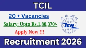 TCIL Recruitment 2025-26 - Apply Offline for 25 Project Manager, Operation Lead  and More Posts