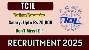 TCIL Recruitment 2025 - Apply Offline for 09 Resident Engineer, System Security Officer and Other Posts