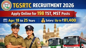 TGSRTC Recruitment 2026 - Apply Online for 198 TST, MST Posts TGSRTC Recruitment 2026 - Apply Online for 198 TST, MST Posts