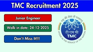 TMC Junior Engineer Recruitment 2025 – Walk in