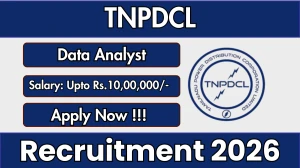 TNPDCL Data Analyst Recruitment 2025-26 - Apply Offline