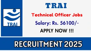 TRAI Technical Officer Recruitment 2026 - Apply Online for 06 Posts