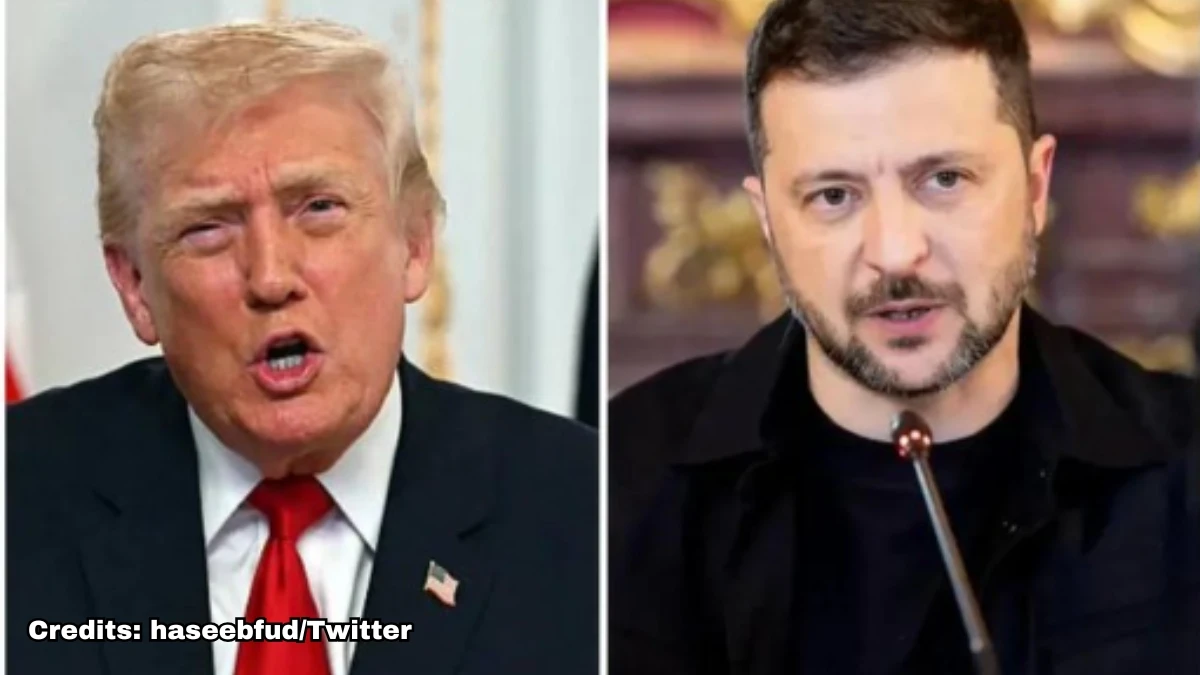 Trump says Zelenskyy 'isn't ready' yet to accept US-authored proposal to end Russia-Ukraine war