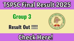 TSPSC Group 3 Final Result 2025 OUT (Direct Link) - Download Selection PDF