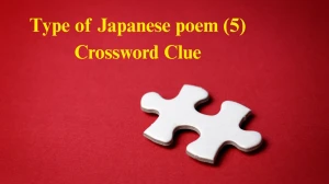 Type of Japanese poem Crossword Clue Irish Daily Mail Quick 5 letters Answer