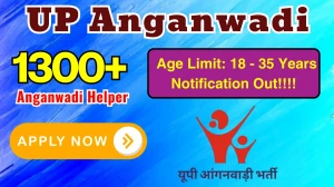 UP Anganwadi Recruitment 2026 - Apply Online for 1352 Anganwadi Helper Posts