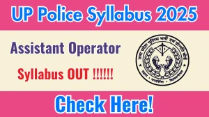 UP Police Assistant Operator Syllabus 2025 - Download PDF & Exam Pattern