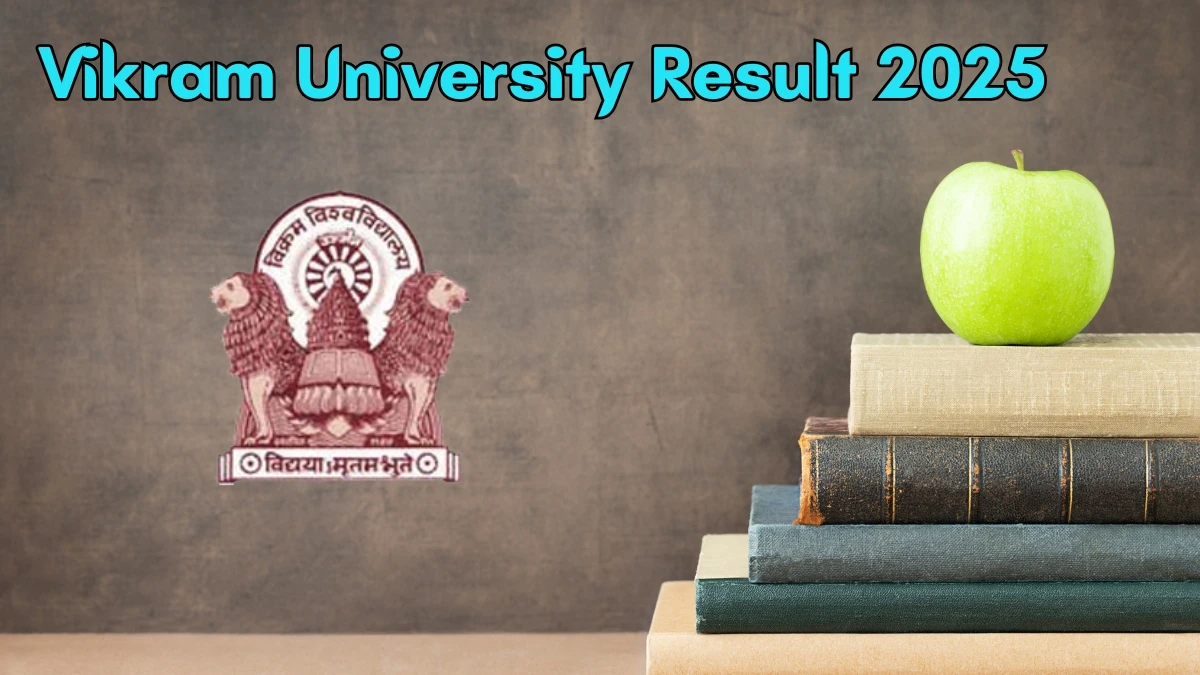 Vikram University Result 2025 Out at vikramuniv.ac.in Direct Link to Download Even semester Result