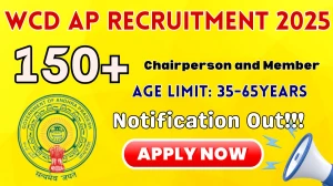 WCD AP Chairperson and Member Recruitment 2025 - Apply Online for 182 Posts
