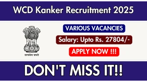 WCD Kanker Recruitment 2025 - Apply Offline for 04 Accountant, Outreach Worker and More Posts WCD Kanker Recruitment 2025 - Apply Offline for 04 Accountant, Outreach Worker and More Posts