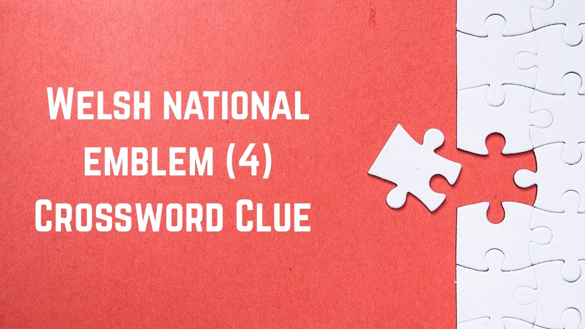 Welsh national emblem Crossword Clue Irish Daily Mail Quick 4 letters Answer