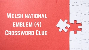 Welsh national emblem Crossword Clue Irish Daily Mail Quick 4 letters Answer