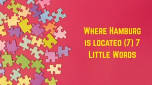 Where Hamburg is located 7 Little Words 7 letters Answer