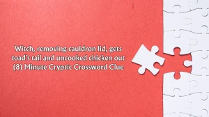 Witch, removing cauldron lid, gets toad's tail and uncooked chicken out (8) Minu...