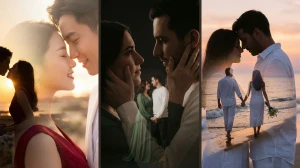 10 Seedream 4.0 AI Photo Editing Prompts for Couples to Create Cinematic Double Exposure Romantic Portraits