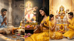 12 Google Gemini Saraswati Puja AI Photo Editing Prompts 2026: Create Basant Pan...