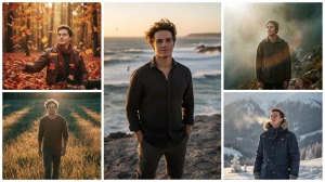 12 Qwen AI Photo Editing Prompts for Boys to Create Soulful Cinematic Nature Portraits