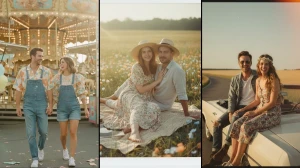 13 Hunyuan Image 3.0 AI Retro Style Couple Photo Editing Prompts to Create Vintage Love Aesthetic Portraits