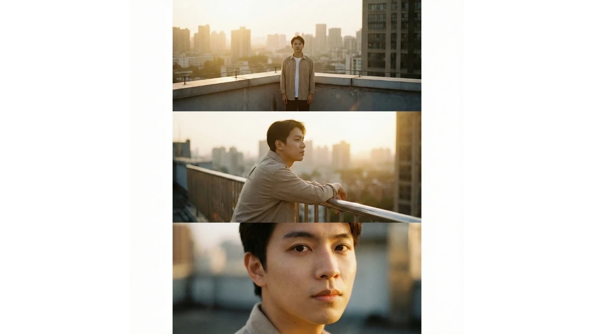 10 Google Gemini AI Photo Editing Prompts for Boys to Create 3-Layer Cinematic Rooftop Portraits