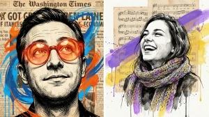 5 Google Gemini AI Photo Editing Prompts to Create Bold Ink-Sketch Editorial Portraits with Artistic Color Splashes
