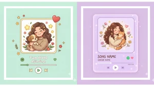 6 Must-Try Google Gemini AI Prompts to Create Cute Spotify-Style Cartoon Music P...