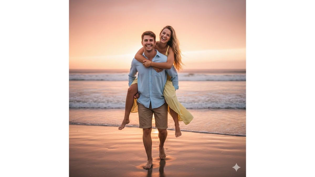 10 Google Gemini AI Photo Editing Prompts for Couples to Create Cinematic Beach HD Portraits