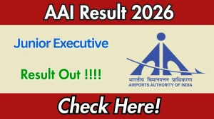 AAI Junior Executive Result 2026 OUT (Direct Link) - Download Scorecard @ aai.aero AAI Junior Executive Result 2026 OUT (Direct Link) - Download Scorecard @ aai.aero