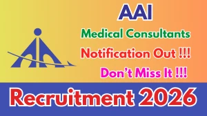 AAI Medical Consultants Recruitment 2026 - Apply Offline