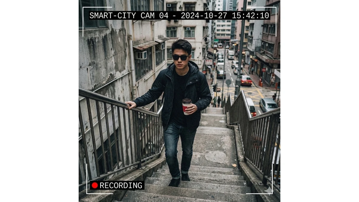 7 Google Gemini AI Photo Editing Prompts: Create Futuristic Cyberpunk Street Portraits with AI Surveillance Effects