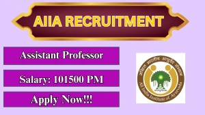AIIA Assistant Professor Recruitment 2026 – Walk in for 02 Posts