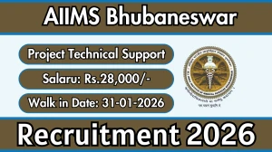 AIIMS Bhubaneswar Project Technical Support III Recruitment 2026 – Walk in
